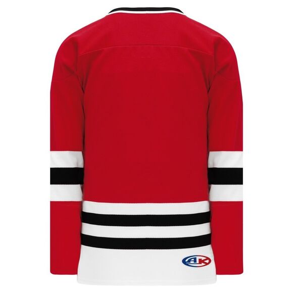 Athletic Knit Hockey Jersey, Chicago Blackhawks pattern, Adult Size Large - Picture 2 of 3